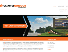 Tablet Screenshot of catalystoutdoor.com